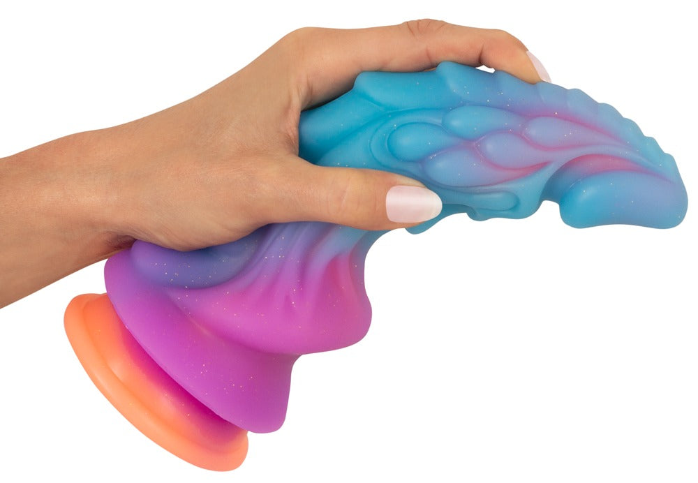 Beasty Cocks - Dildo - Strukturdesign mit Saugfuß & Gloweffect