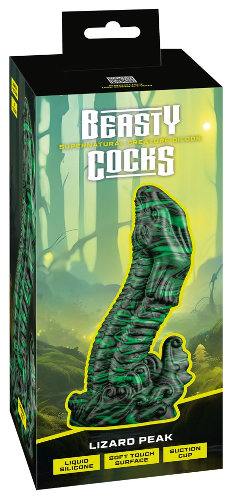 Beasty Cocks - Dildo - Strukturdesign mit Saugfuß & Flexform