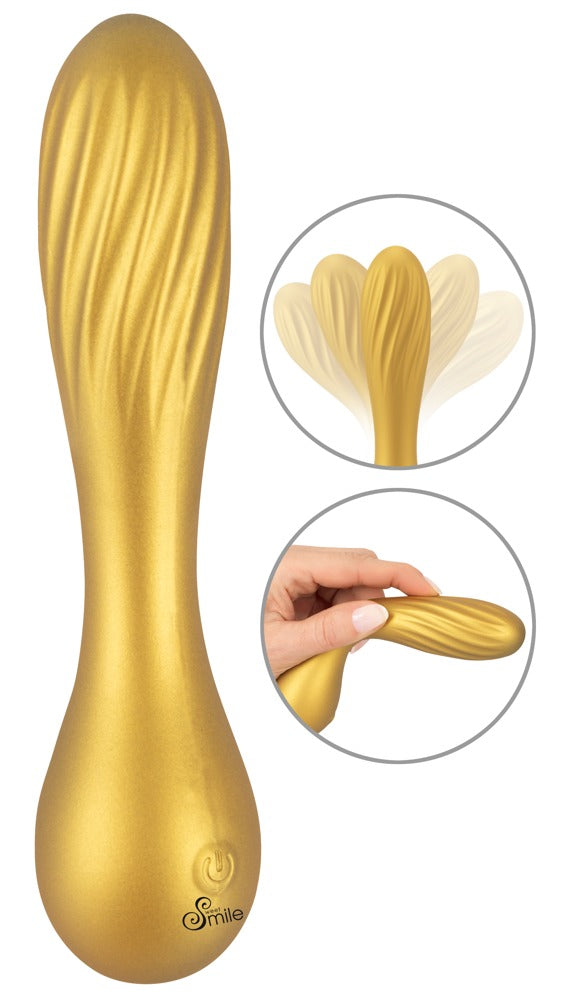 Sweet Smile - Metallic Swirl - Vibrator im schimmernden Glossy-Look