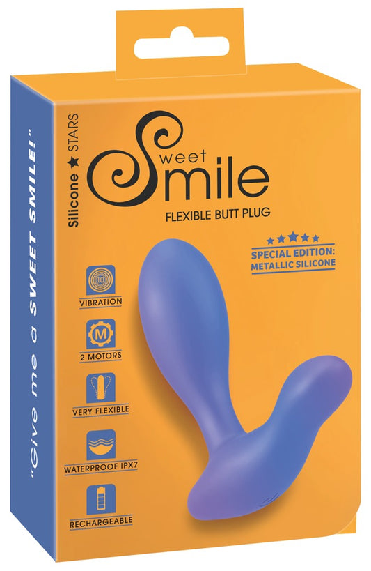 Sweet Smile - Analvibrator im schimmernden Glossy-Look