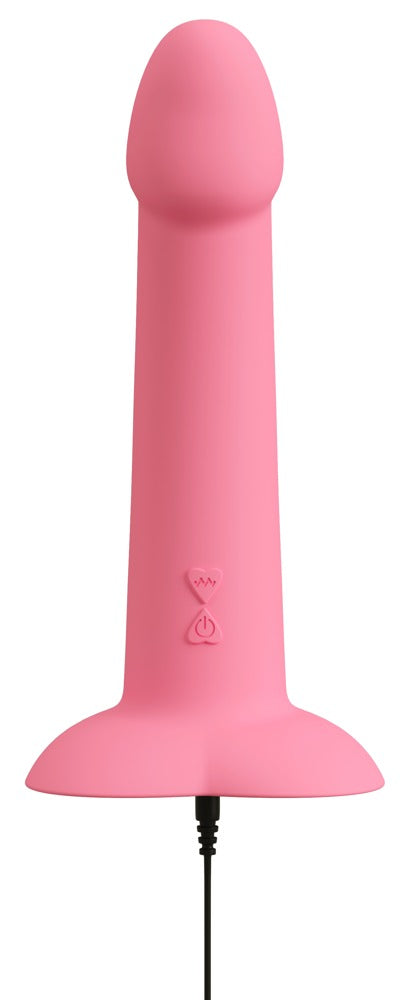 Vibrator mit herzförmigem Saugfuß