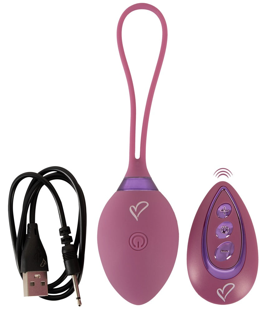 beau coeur - Vibro-Liebeskugel - Fernbedienung & 10 Modi
