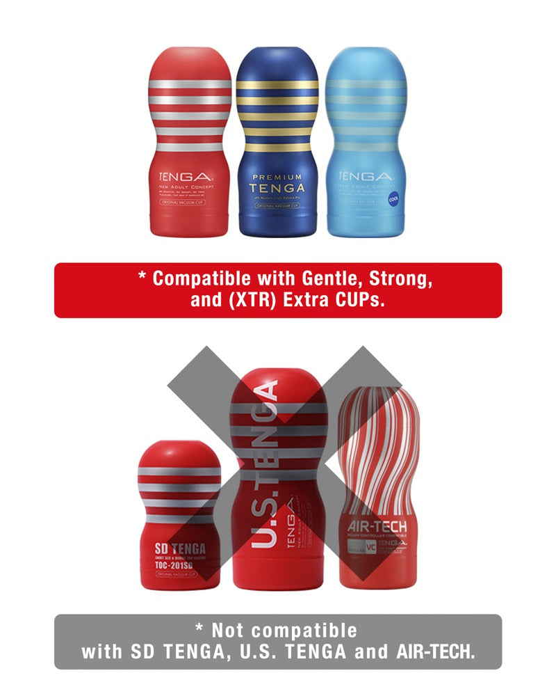TENGA - Limited Set - 2 Masturbator-Cups & Vibrator-Aufsatz