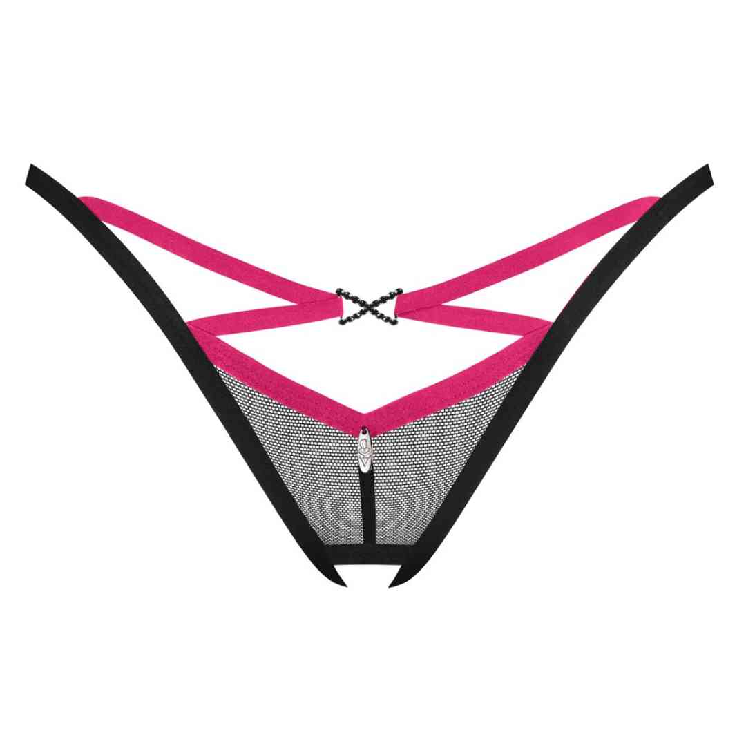 Schwarz-transparenter Riostring ouvert Novenes