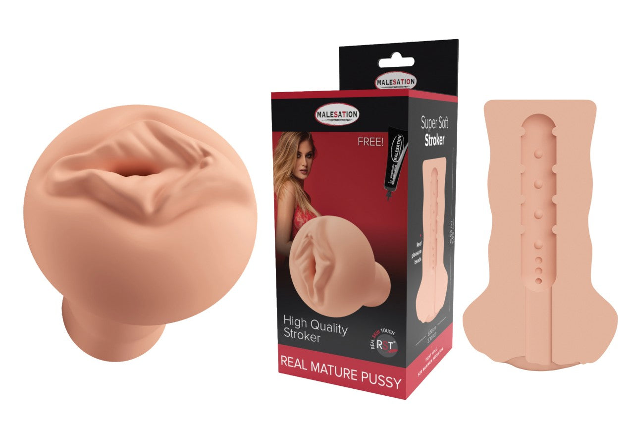 MALESATION - Real Mature Pussy Stroker - Masturbator
