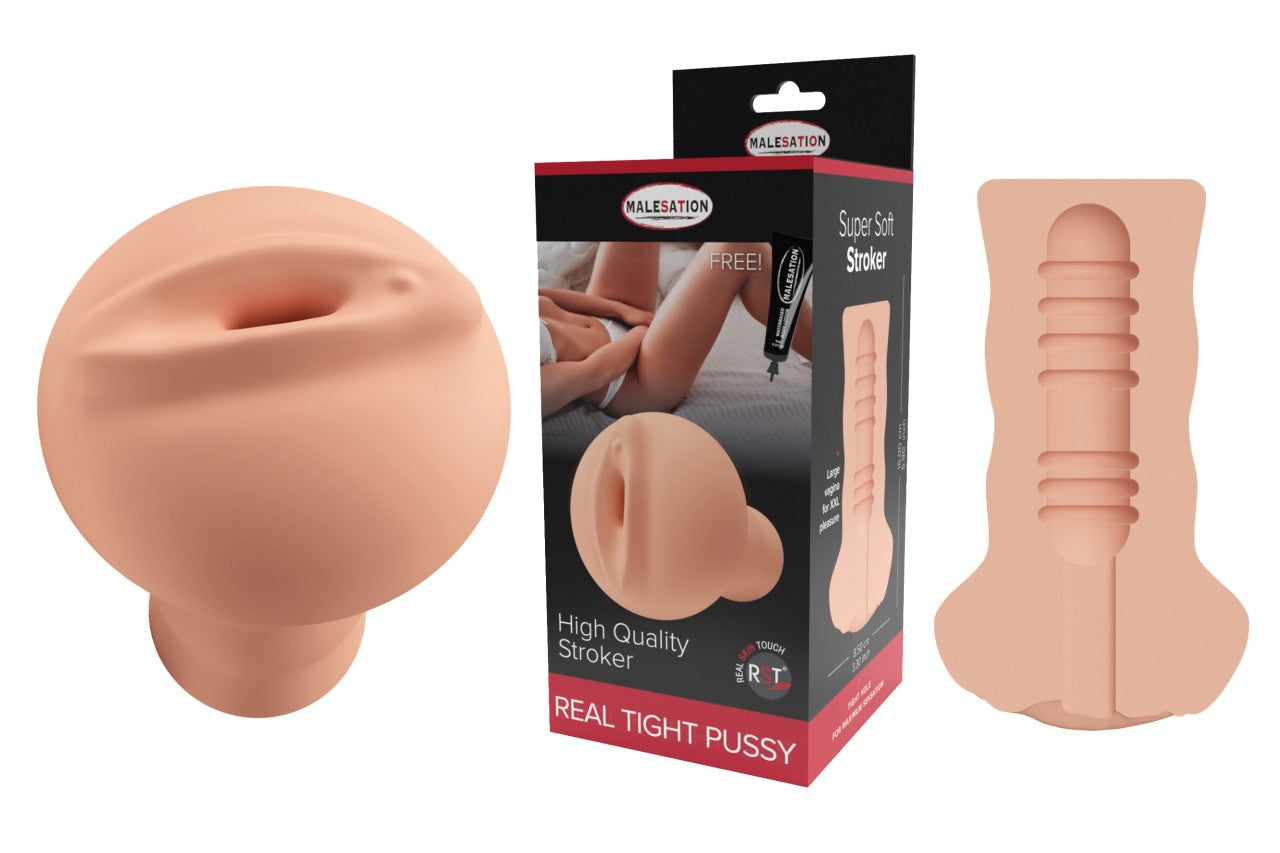 MALESATION - Real Tight Pussy Stroker - Masturbator