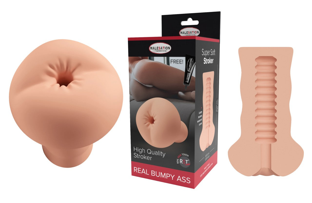 MALESATION - Real Bumpy Ass Stroker - Masturbator