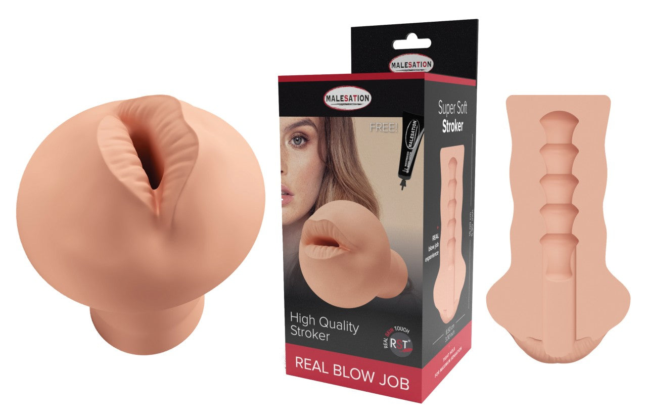 MALESATION - Real Blow Job Stroker - Masturbator
