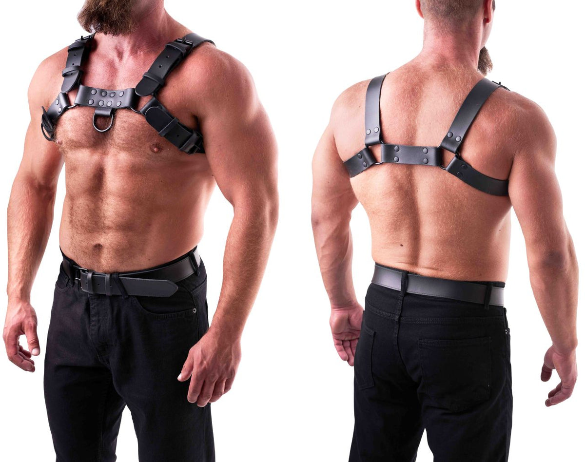 SAXOS - Leder Brust Harness
