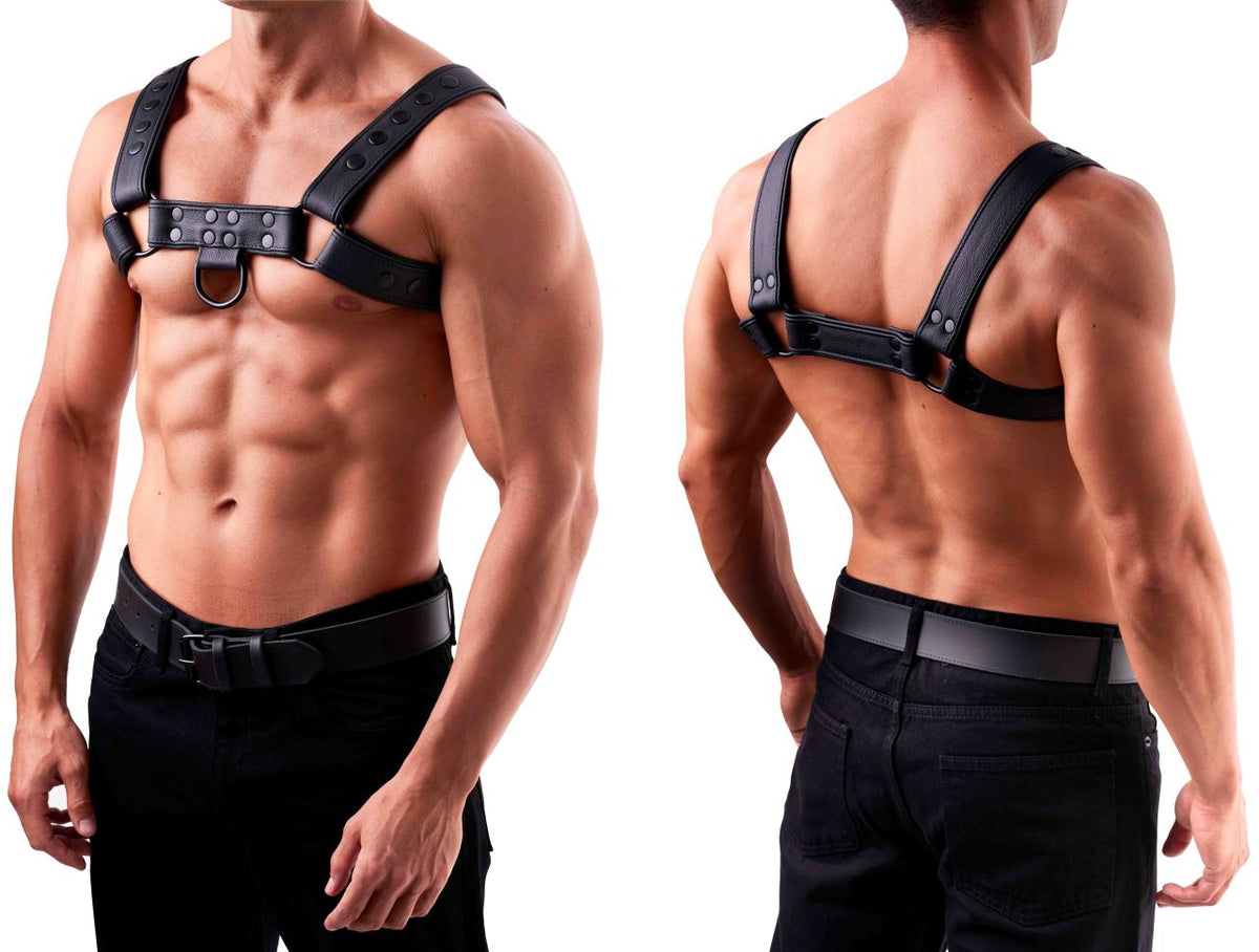 SAXOS - Soft Leder Brust Harness