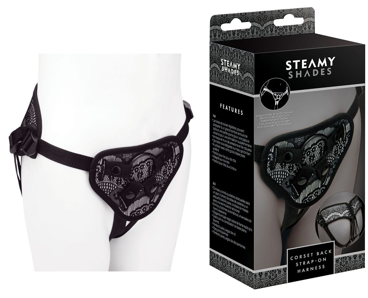 STEAMY SHADES - Korsett Strap-On Harness