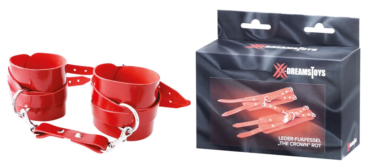 XX-DREAMSTOYS - The Crown - Leder-Fußfessel