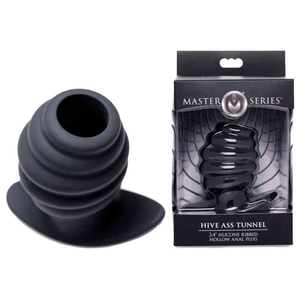 Anal Plug "Ass Tunnel Ribbed" Hohl