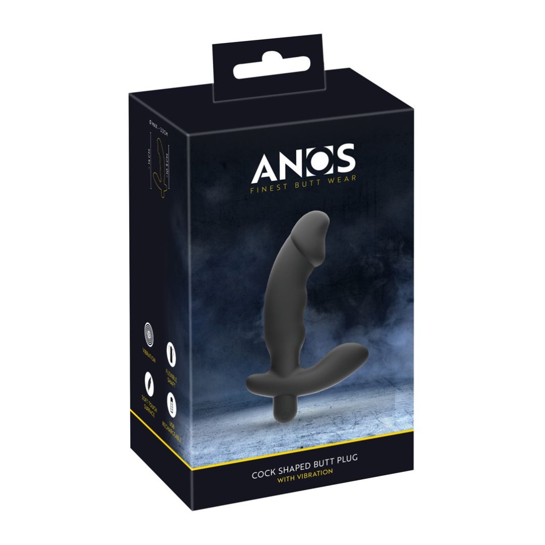 Analplug „Cock Shaped Butt Plug with Vibration“ OH MY! FANTASY