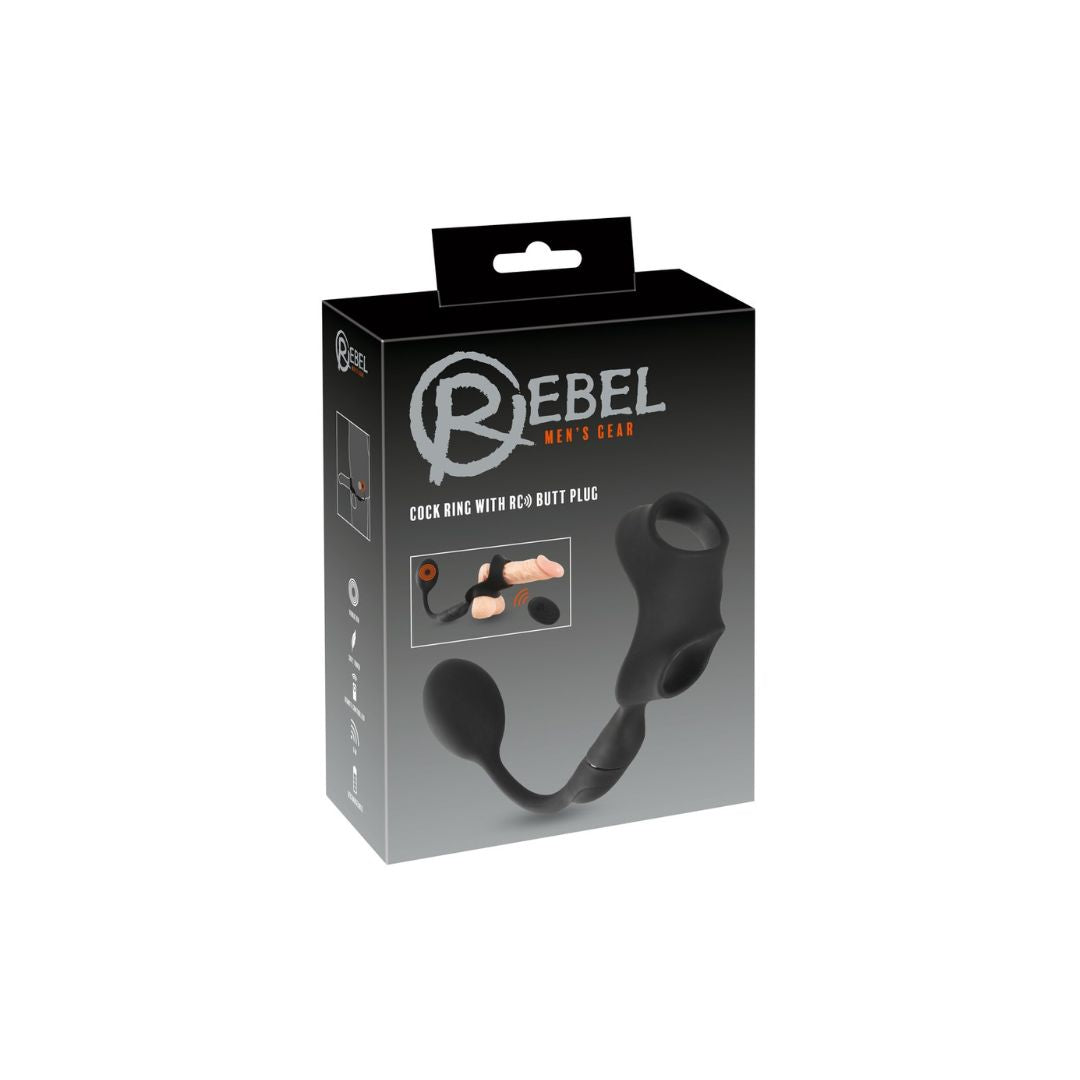 Analplug mit Hoden-/Penisring OH MY! FANTASY