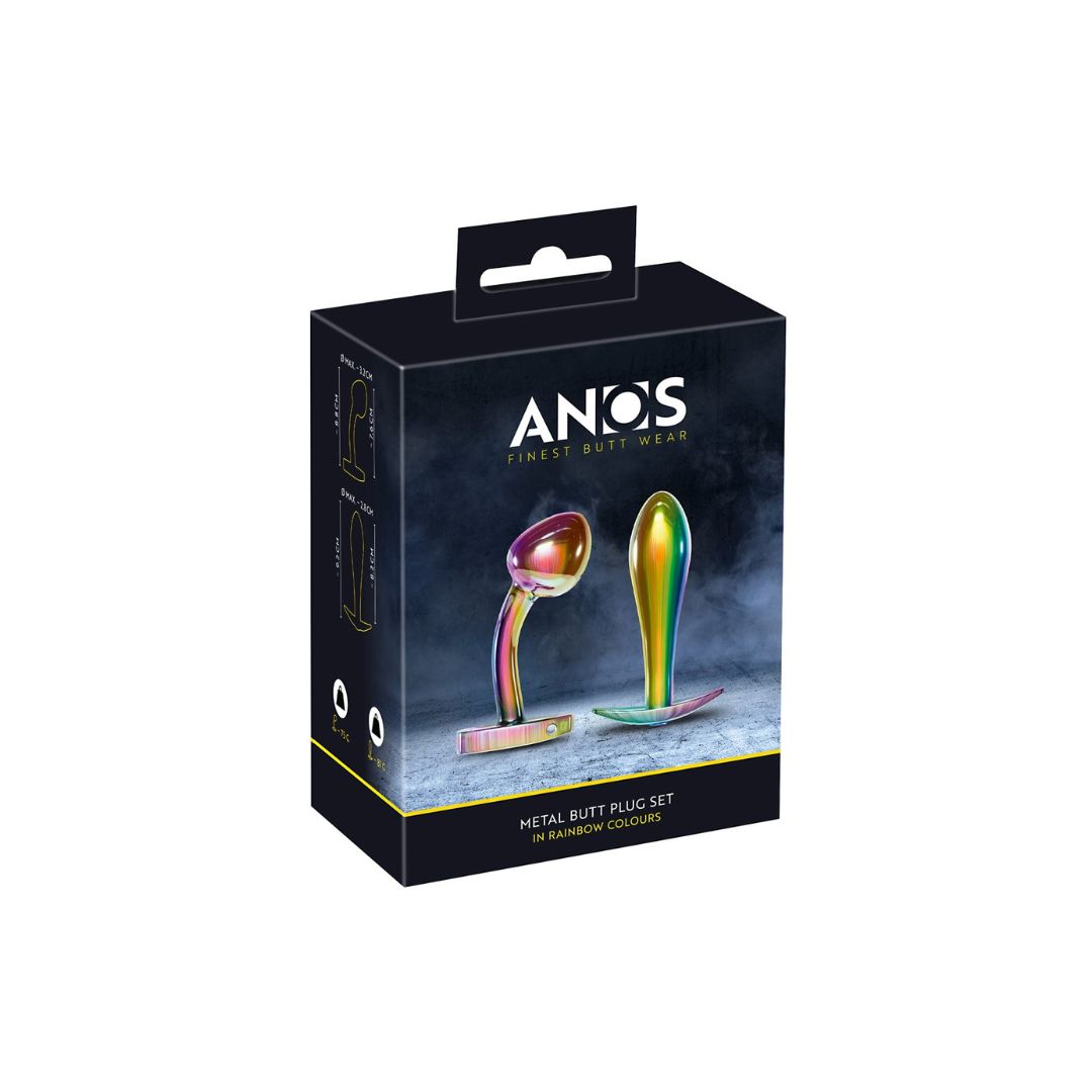 Metall-Analplug Set, 2-teilig - OH MY! FANTASY