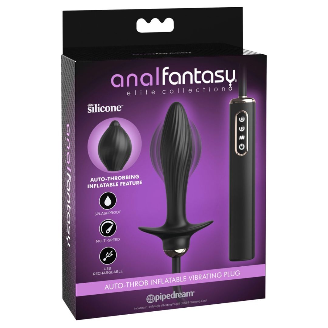 Analvibrator mit Pump-Funktion und Fernbedienung OH MY! FANTASY