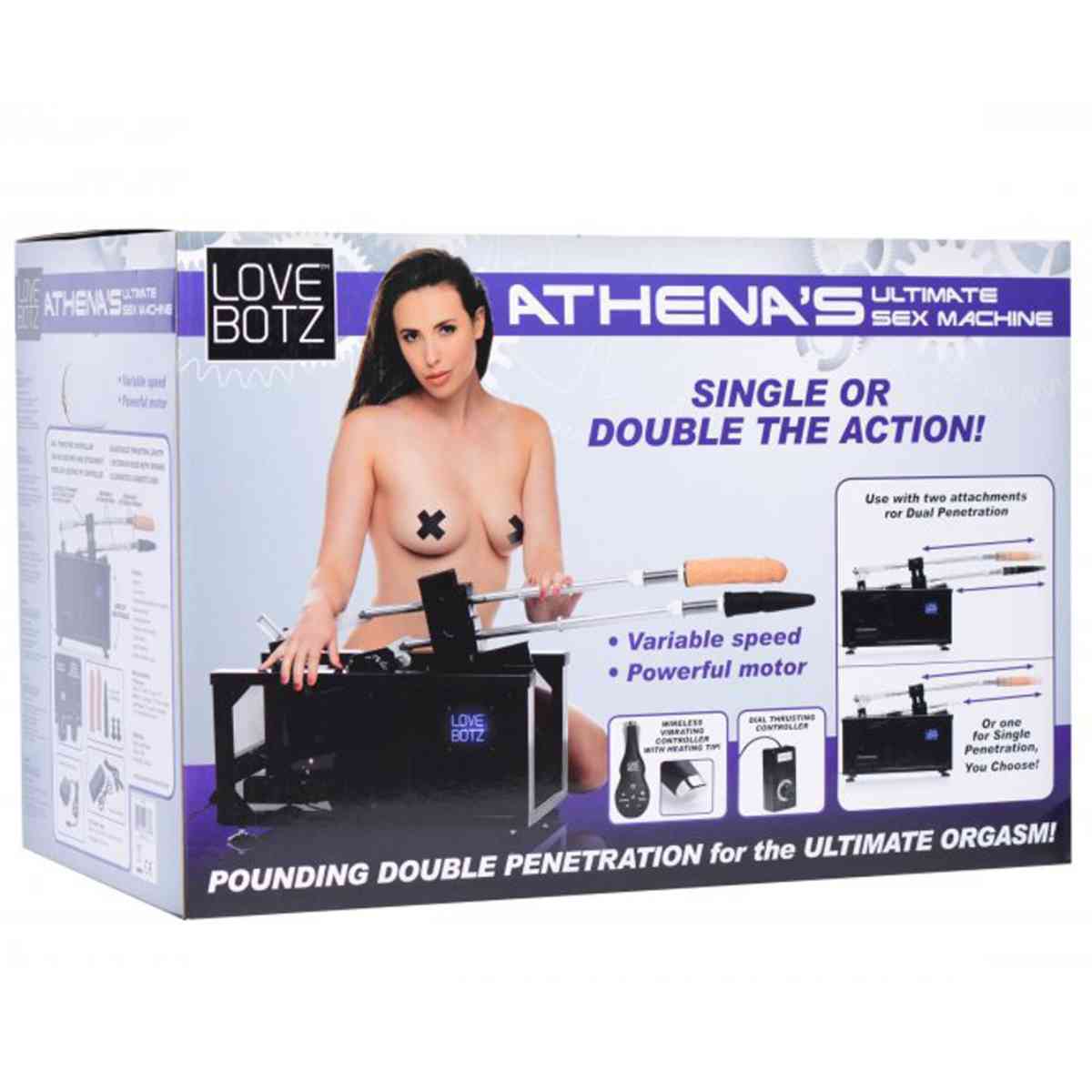 Verpackung Ultimative Sexmaschine "Athenas"