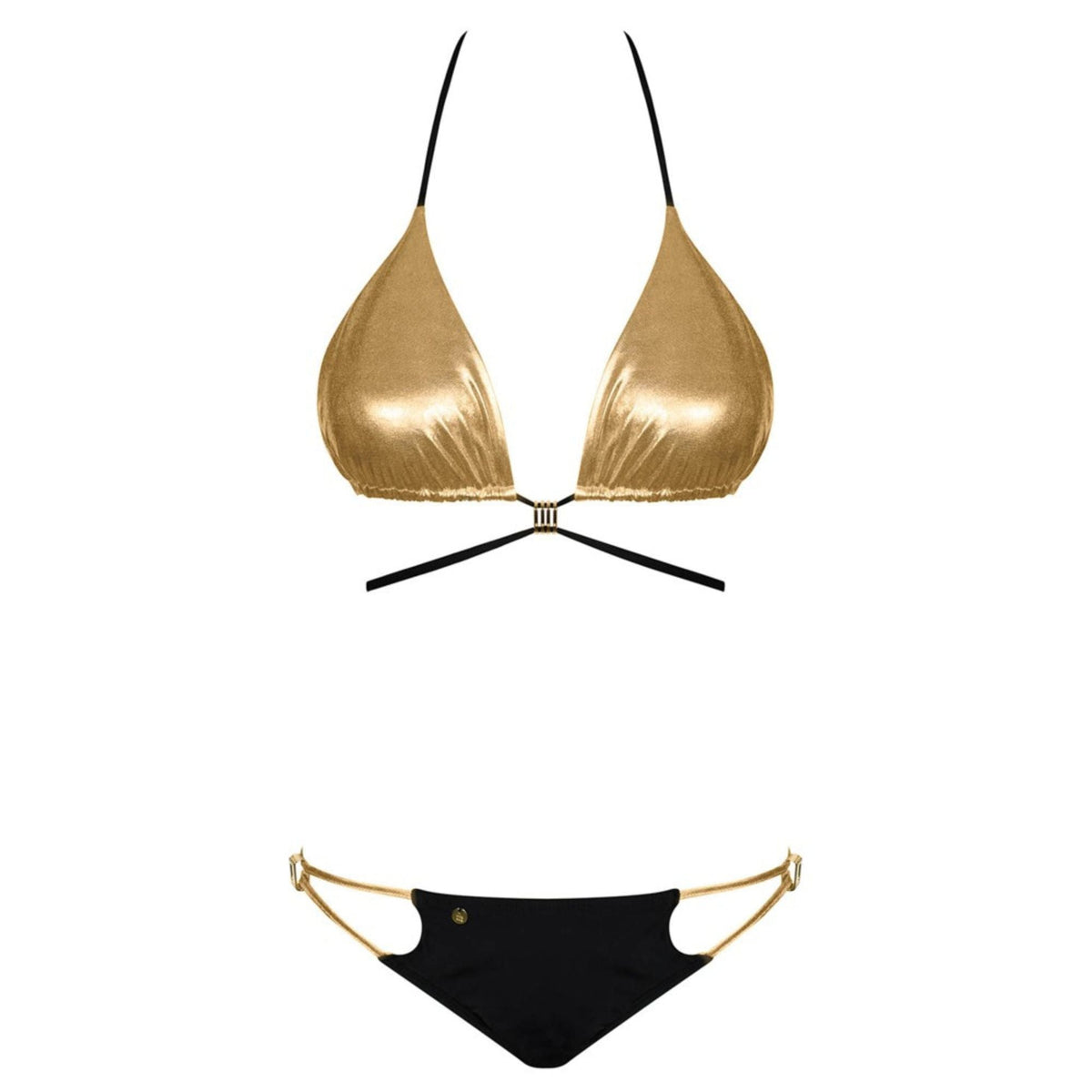 Bikini "Goldivia" mit goldenen Details, L