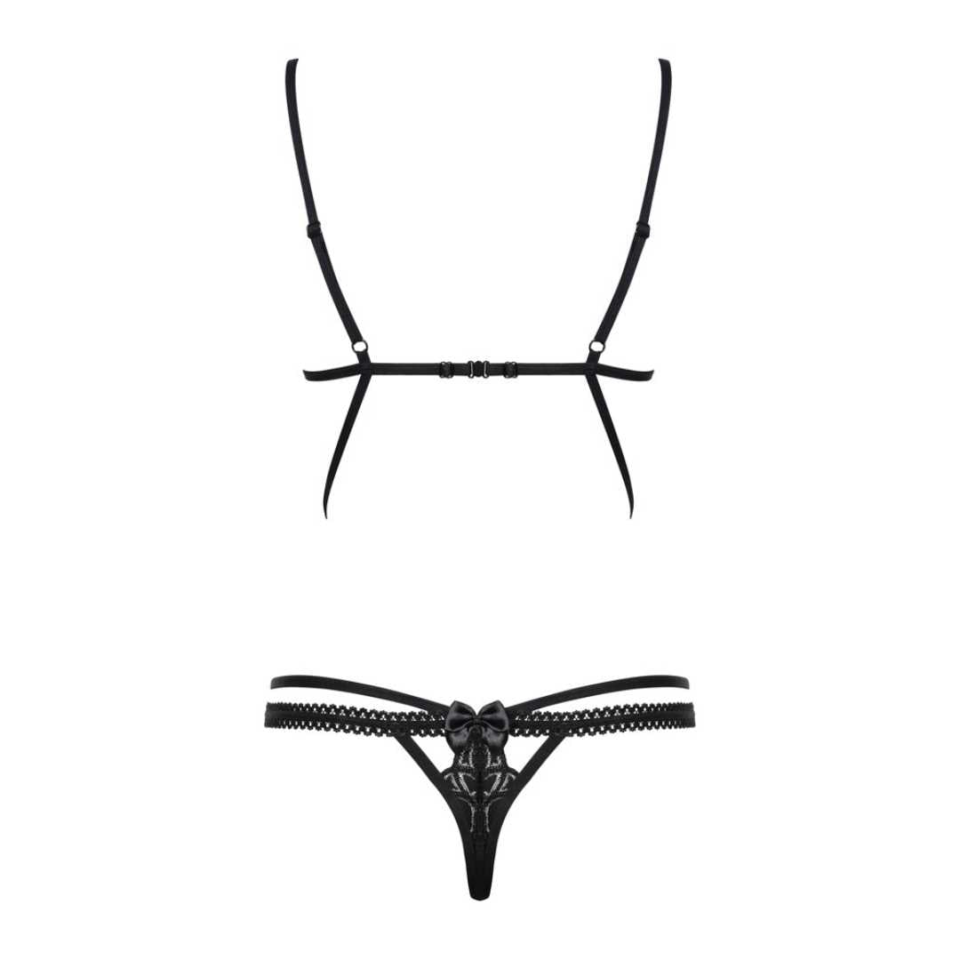 Einzigartiger Body aus schöner Spitze mit elastischen Riemchen