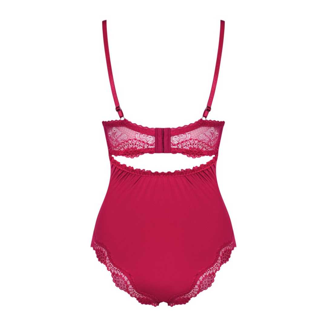 Weinroter Body mit gepolsterten Cups