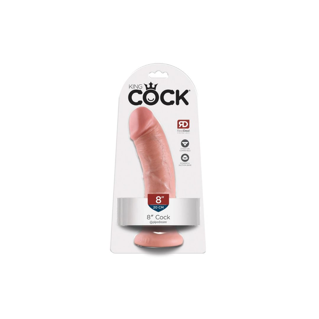 Naturdildo "8" Cock" mit Saugfuß - OH MY! FANTASY