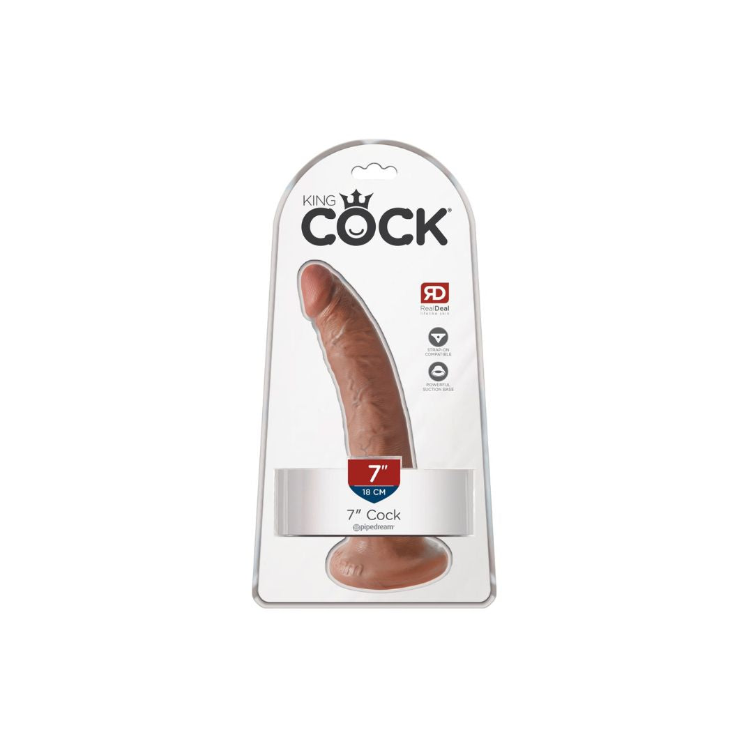 Naturdildo "7" Cock" mit Saugfuß - OH MY! FANTASY