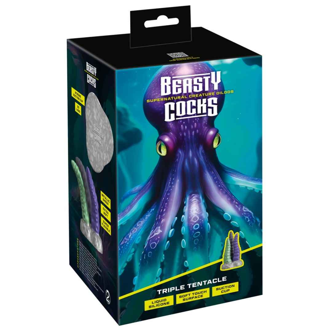 Fantasy Dildo "Triple Tentacle"