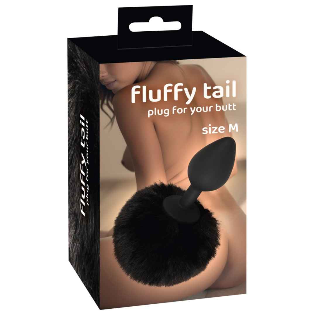 Fluffy Tail Analplug Mit Bunny-Puschel