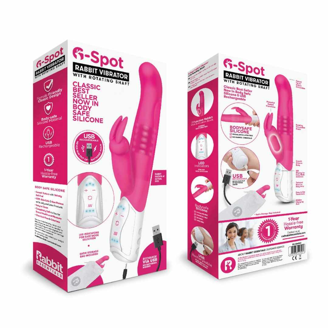 Rabbitvibrator „G-Spot with rotating shaft“