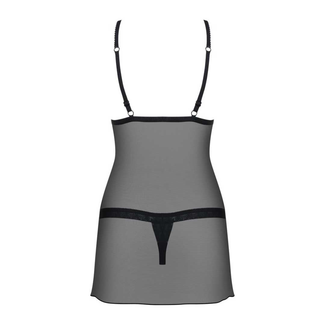 Sexy Dessouskleid aus durchsichtigem Netz mit Öffnungen