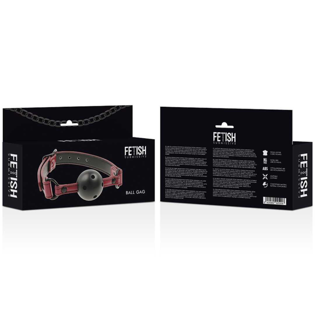 Atmungsaktiver Ballknebel