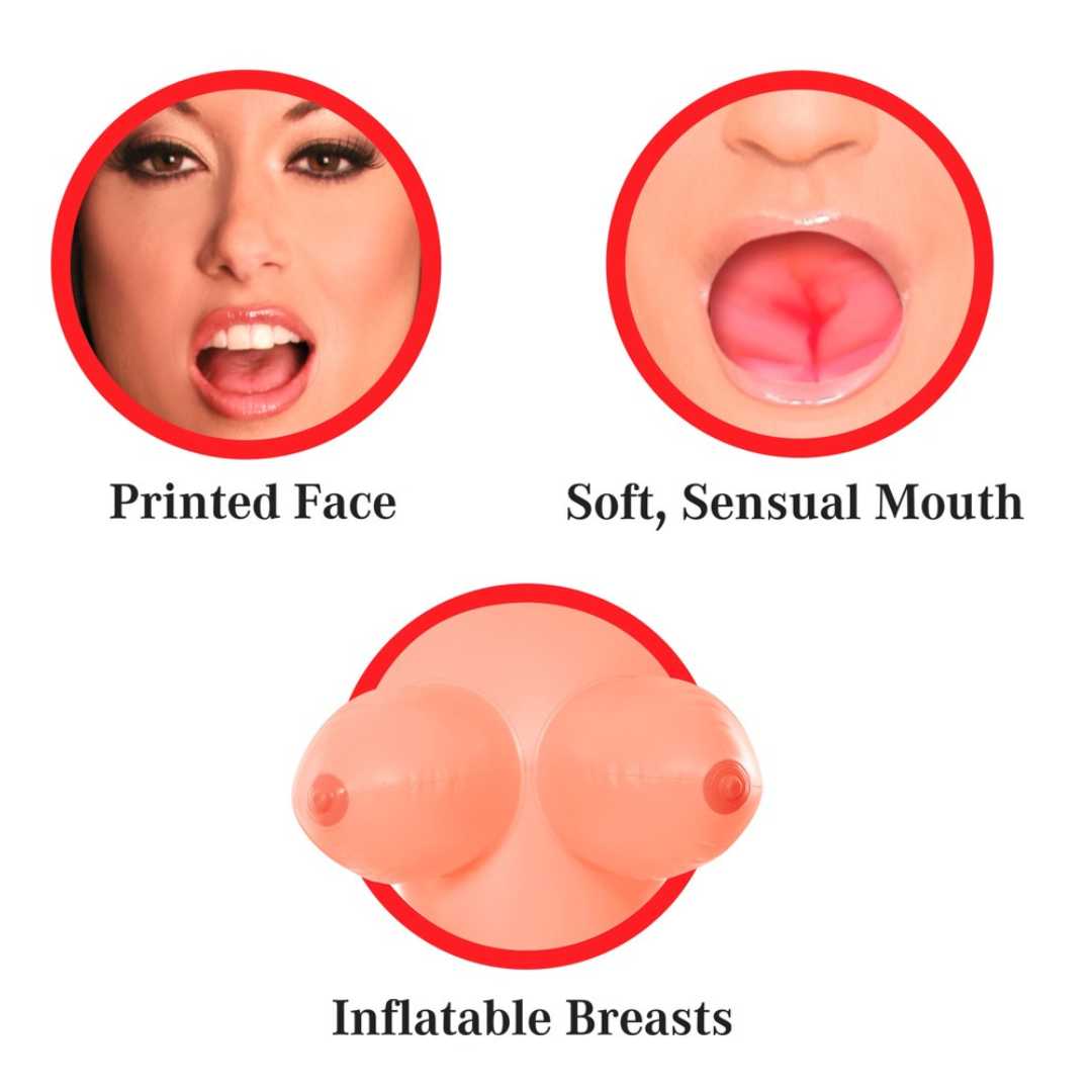 Liebespuppe „Brook Le Hook“ mit 3 Liebes-Öffnungen