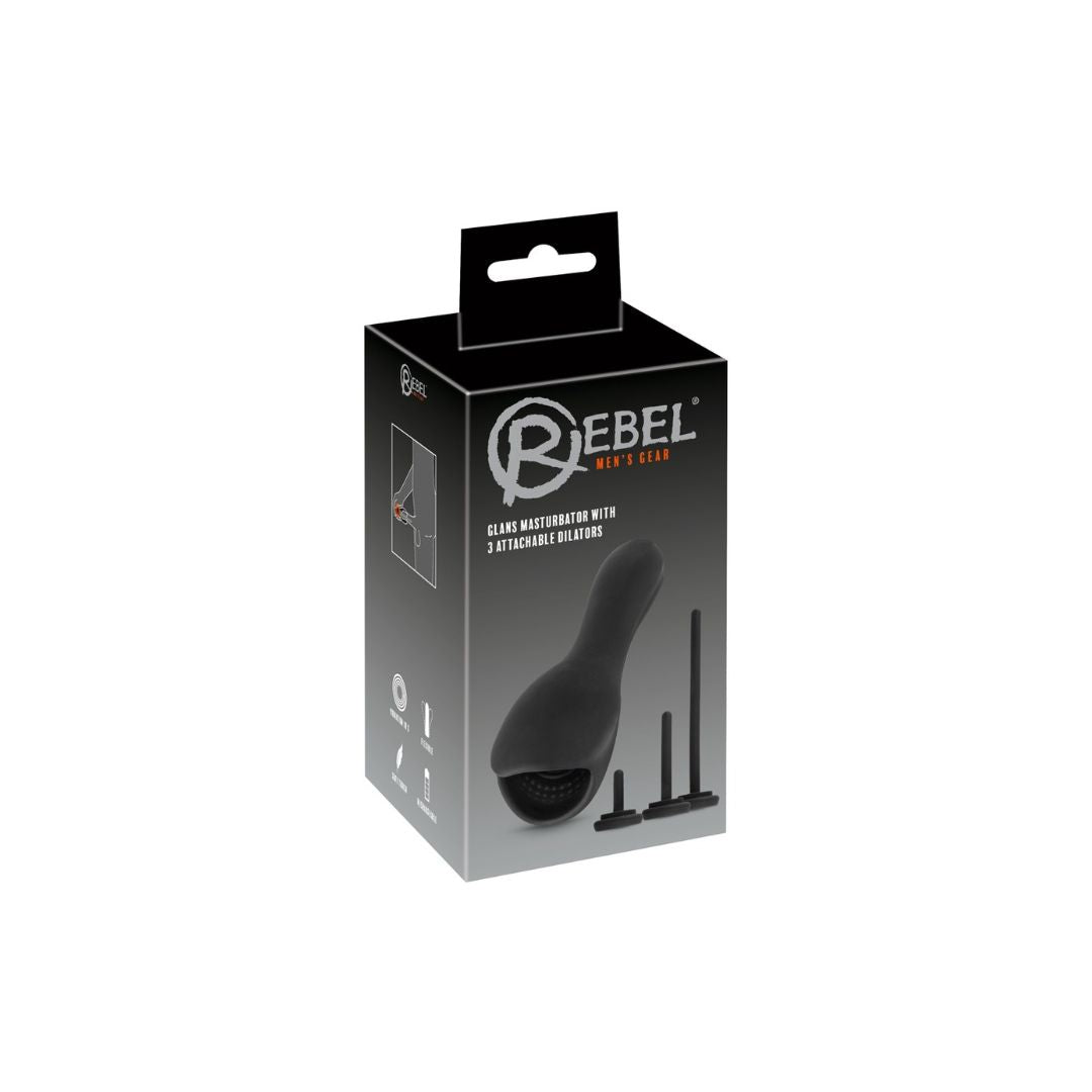 Eichelvibrator „Glans Masturbator with 3 Dilators“ - OH MY! FANTASY
