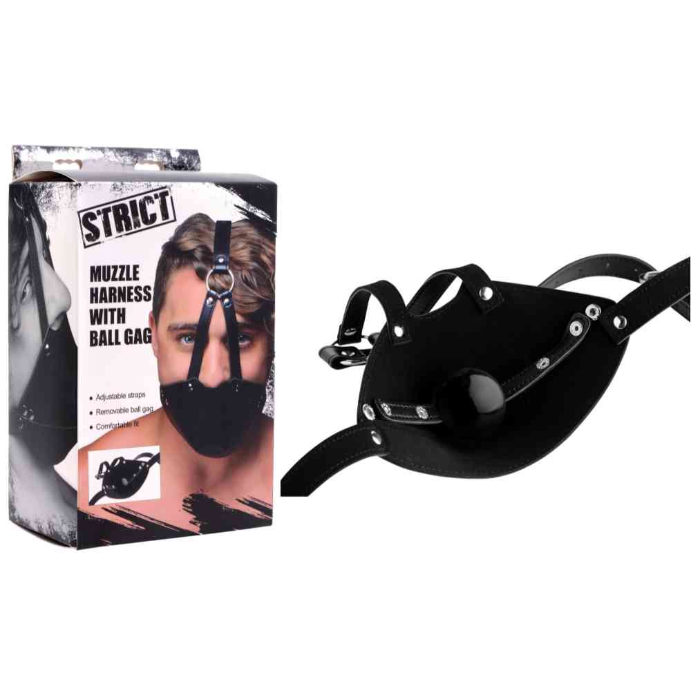 Maulkorb mit Ballknebel