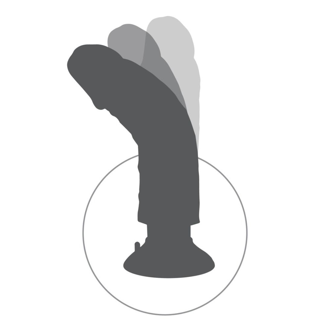 Vibrator „10" Vibrating Cock with Balls“ - OH MY! FANTASY