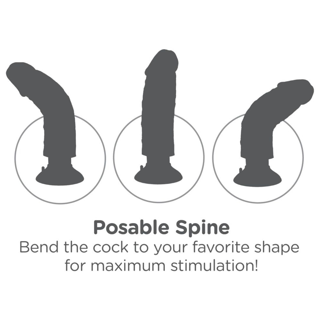 Vibrator „10" Vibrating Cock with Balls“ - OH MY! FANTASY