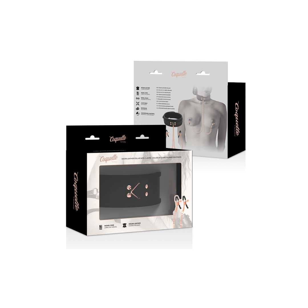 Halsband mit Nippelklemmen