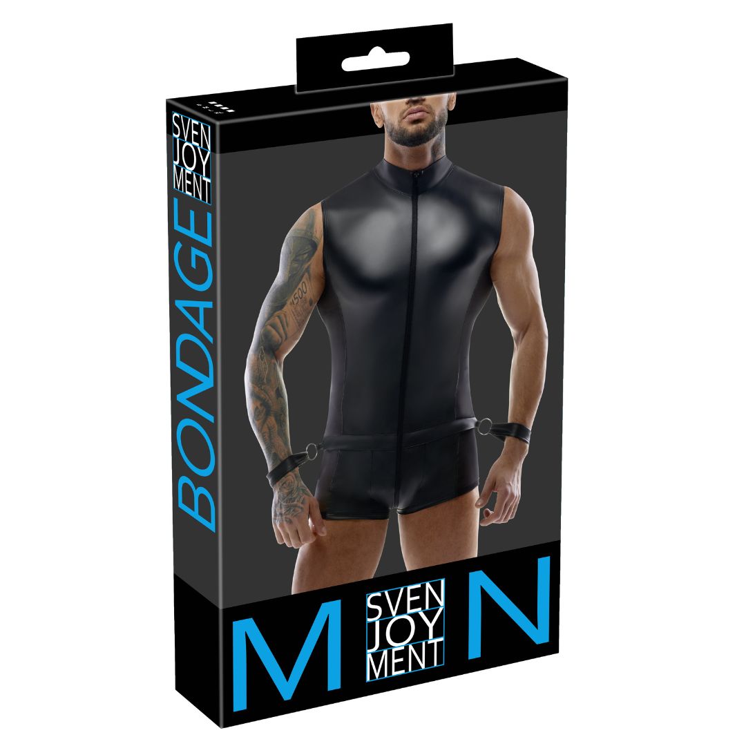 Overall inklusive 2 abnehmbare Handfesseln