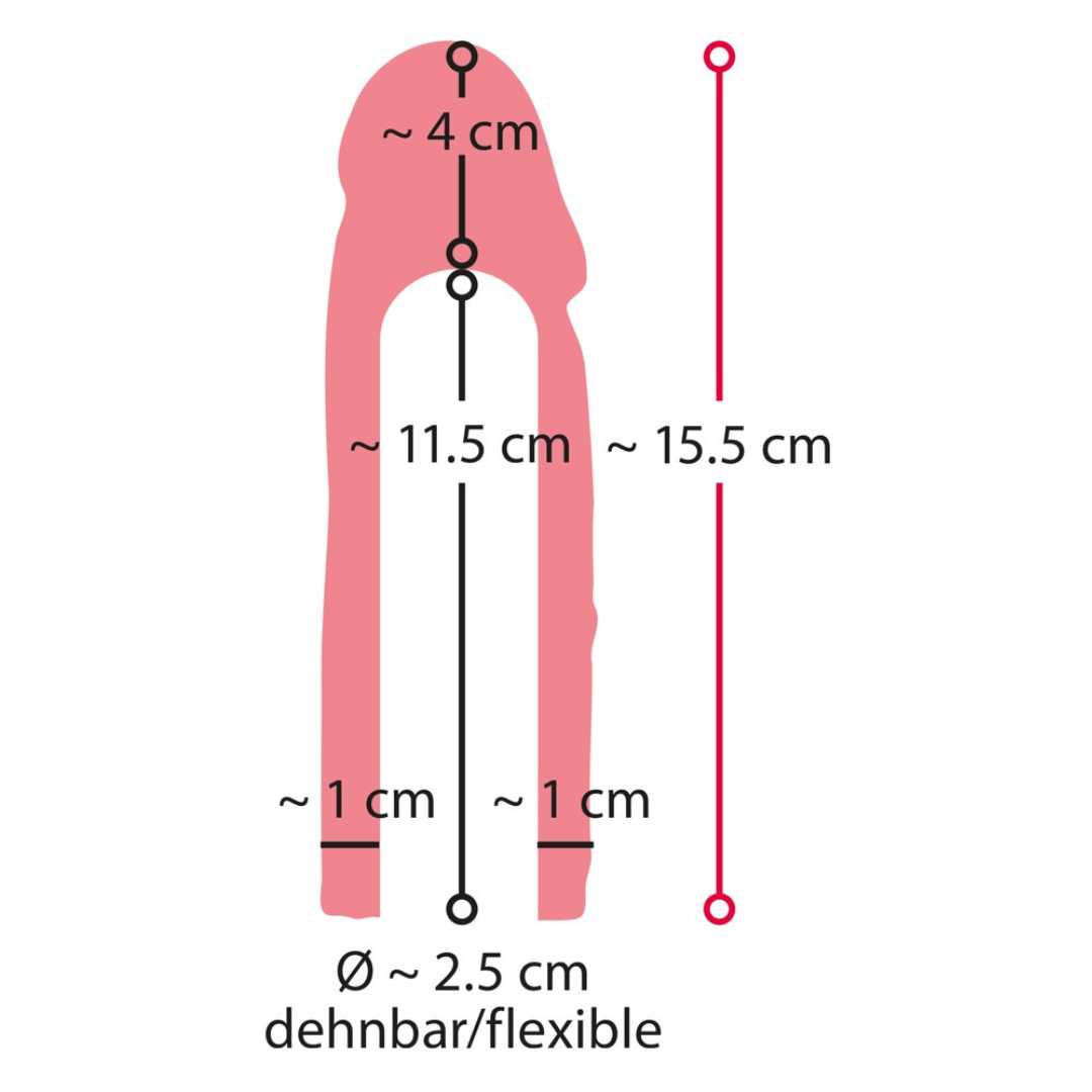 Penishülle „Extension Sleeve +4cm“