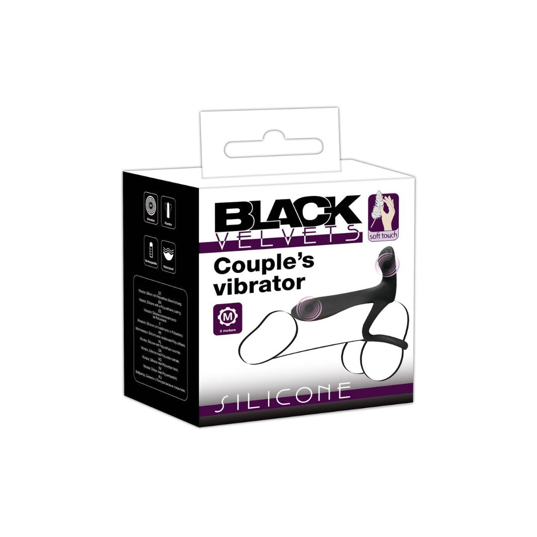 Paarvibrator „Couple's Vibrator“ mit Penis-/Hodenring und Klitorisstimulator - OH MY! FANTASY
