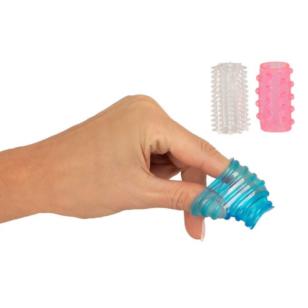 Penismanschetten „Tokio Cockrings“ mit Rillen und Noppen