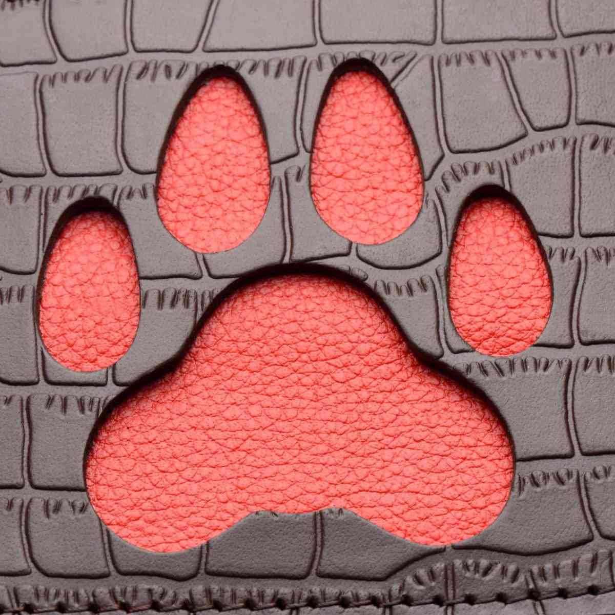 Leder-Paddel "Puppy Paw" Nahaufnahme