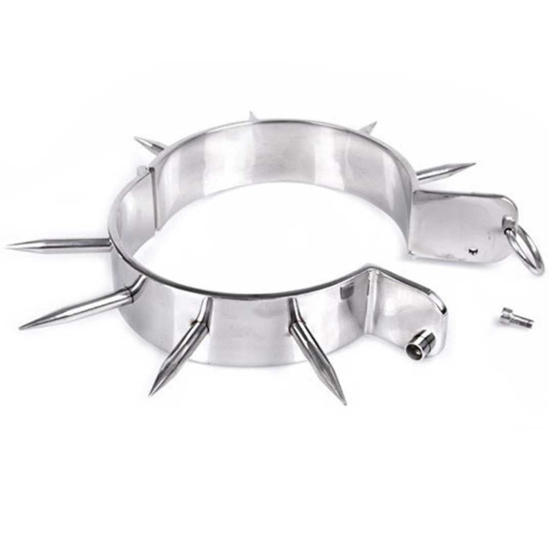 Edelstahl Bondage Halsband