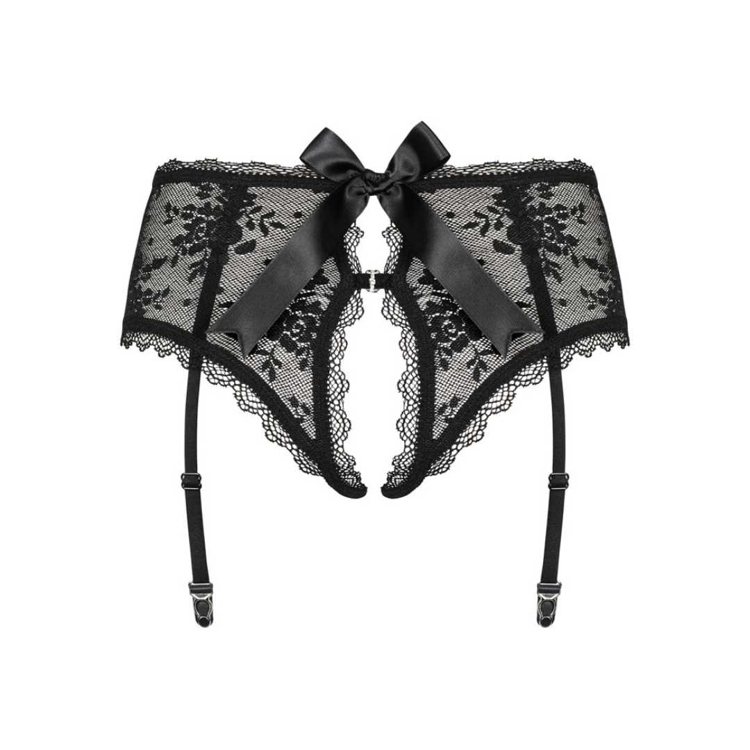 Straps-Slip ouvert aus Spitze