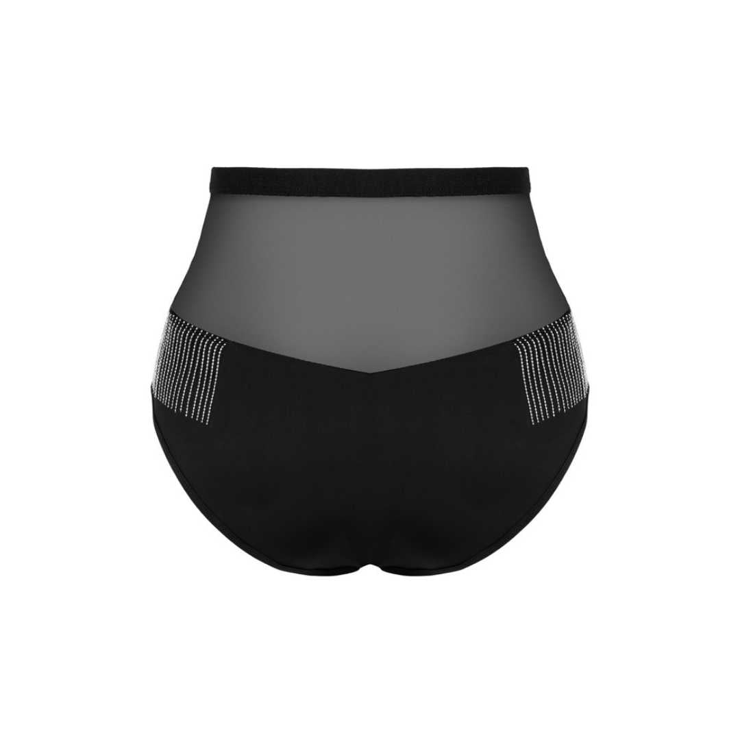 High-Waist-Panties mit Perlenreihen