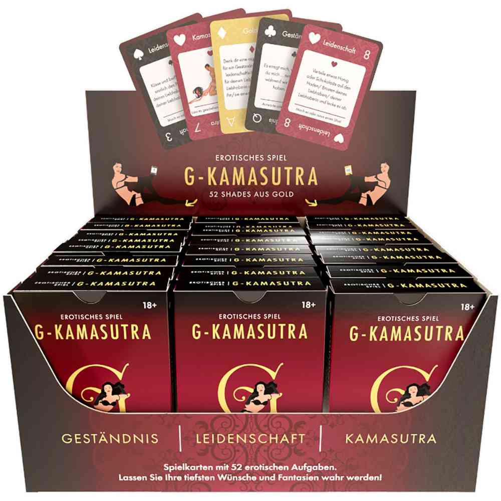 Spielkarten "G-Kamasutra aus Gold"