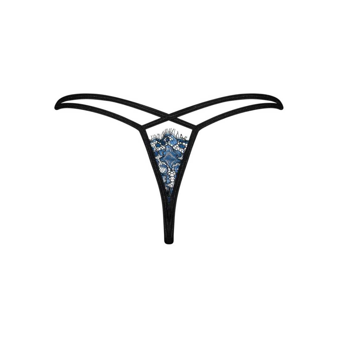 String „Yassmyne“ aus blauer Wimpernspitze