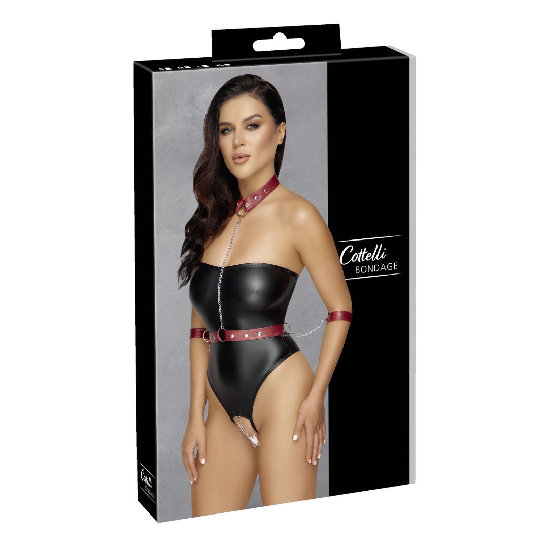 Stringbody ouvert im edlen Mattlook