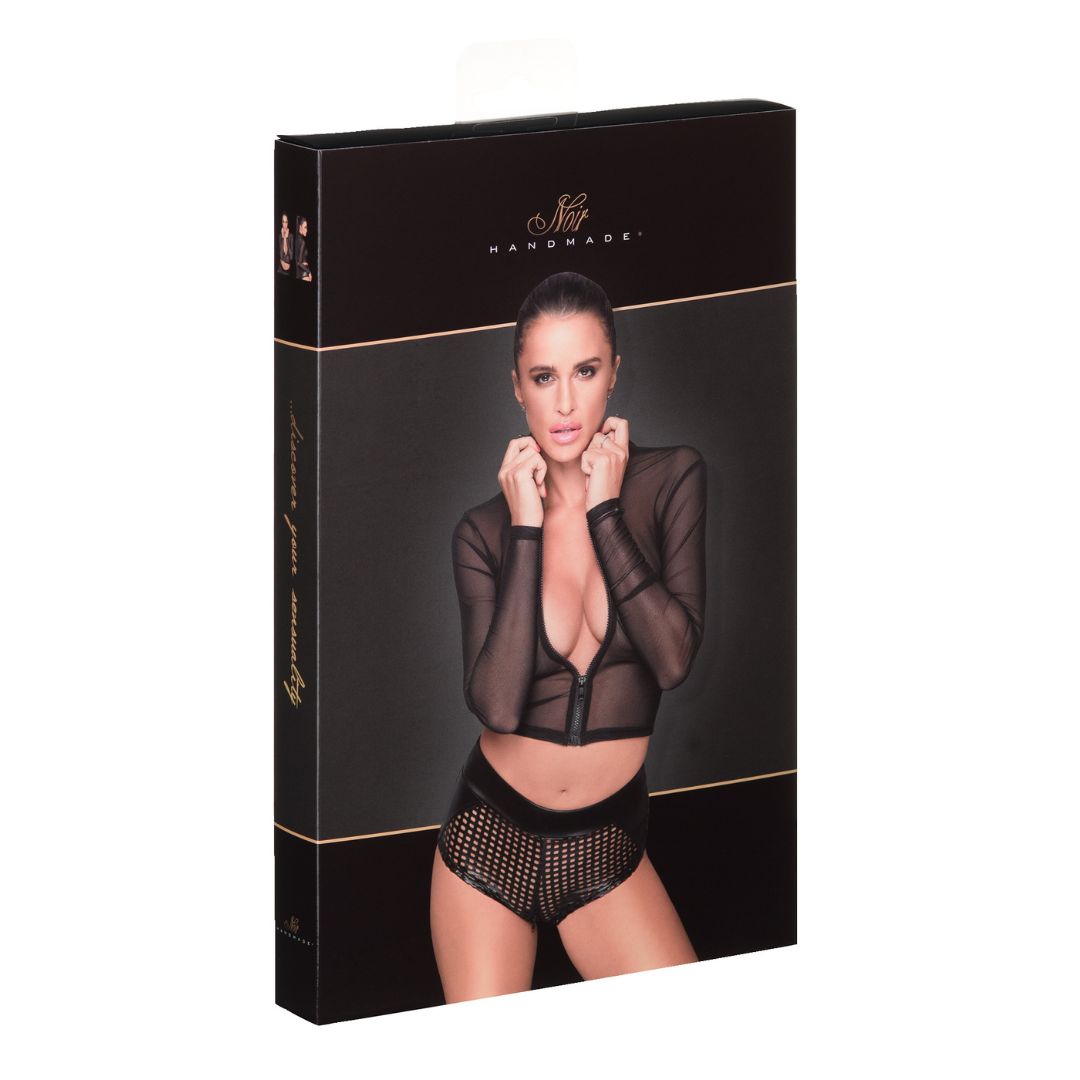 Top aus feinem weichem Powernet